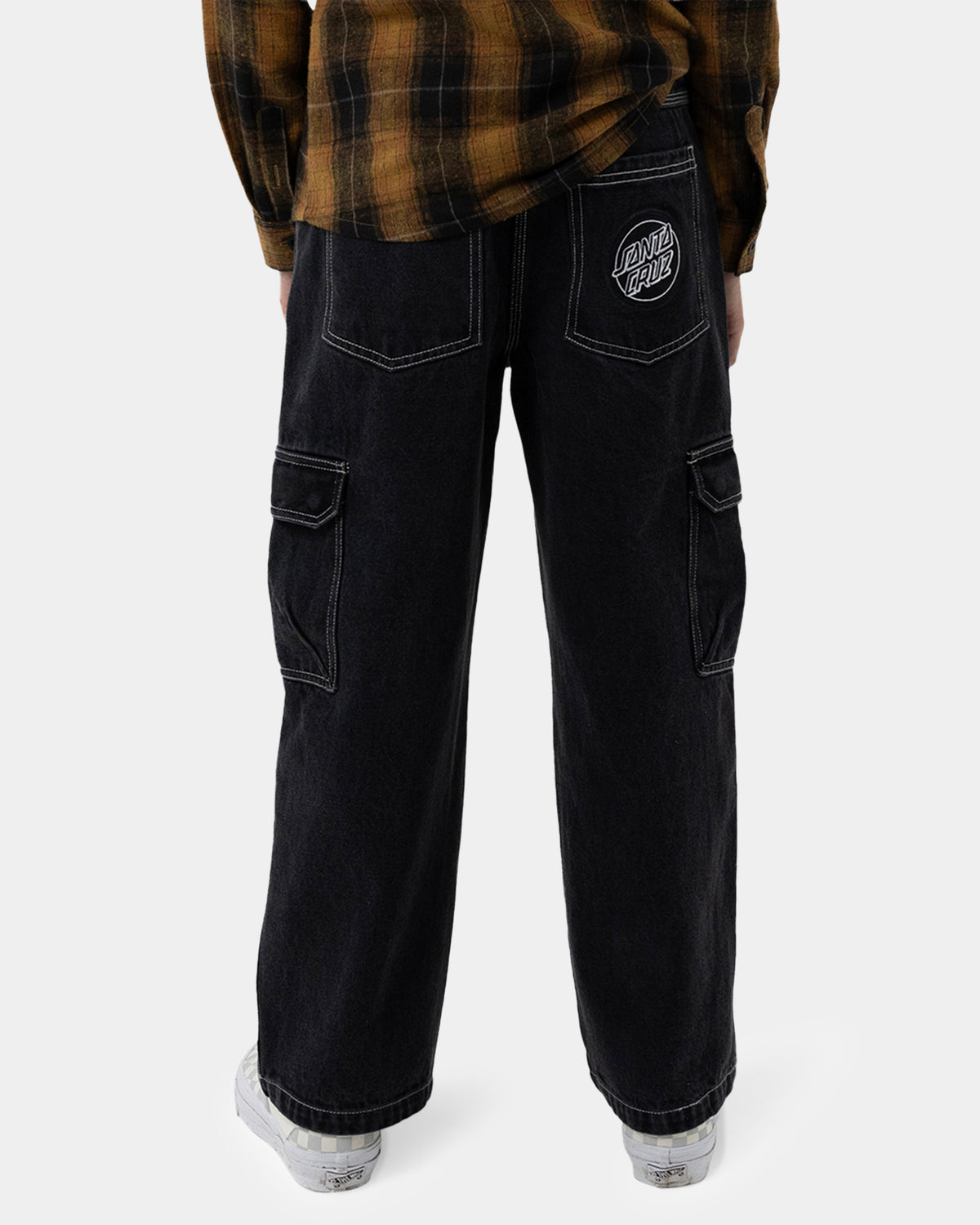 Boys 8-14 Reverse Dot Patch Denim Jeans