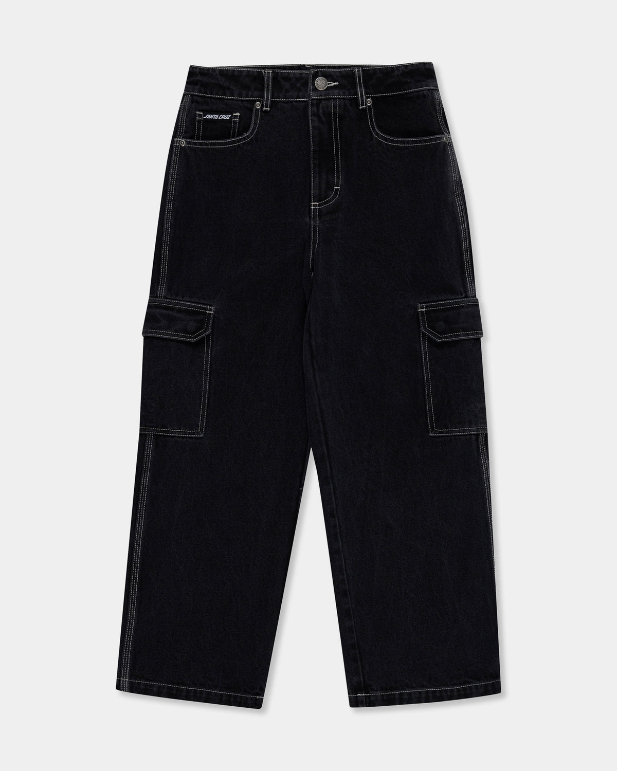 Boys 8-14 Reverse Dot Patch Denim Jeans