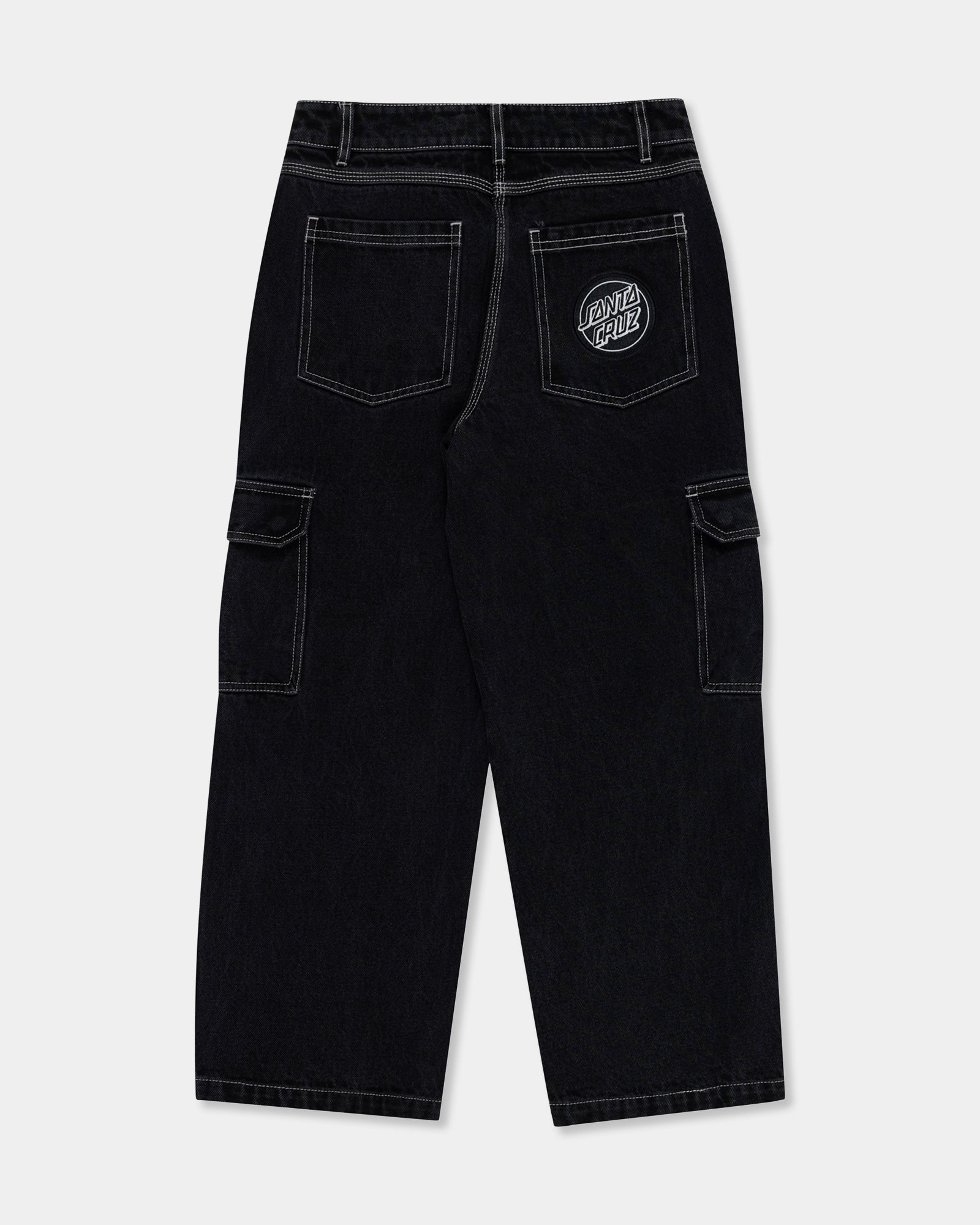 Boys 8-14 Reverse Dot Patch Denim Jeans