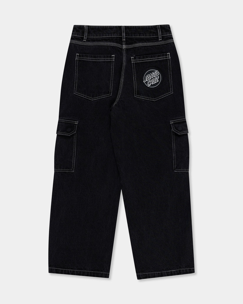 Boys 8-14 Reverse Dot Patch Denim Jeans