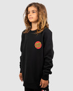 Boys 8-16 Classic Dot Chest Crew Neck