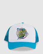 Boys 8-16 Shark Dot Trucker Cap