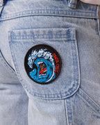 Boys 8-16 Screaming Wave Patch Carpenter Shorts