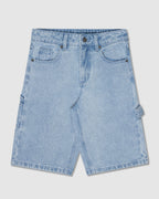 Boys 8-16 Screaming Wave Patch Carpenter Shorts