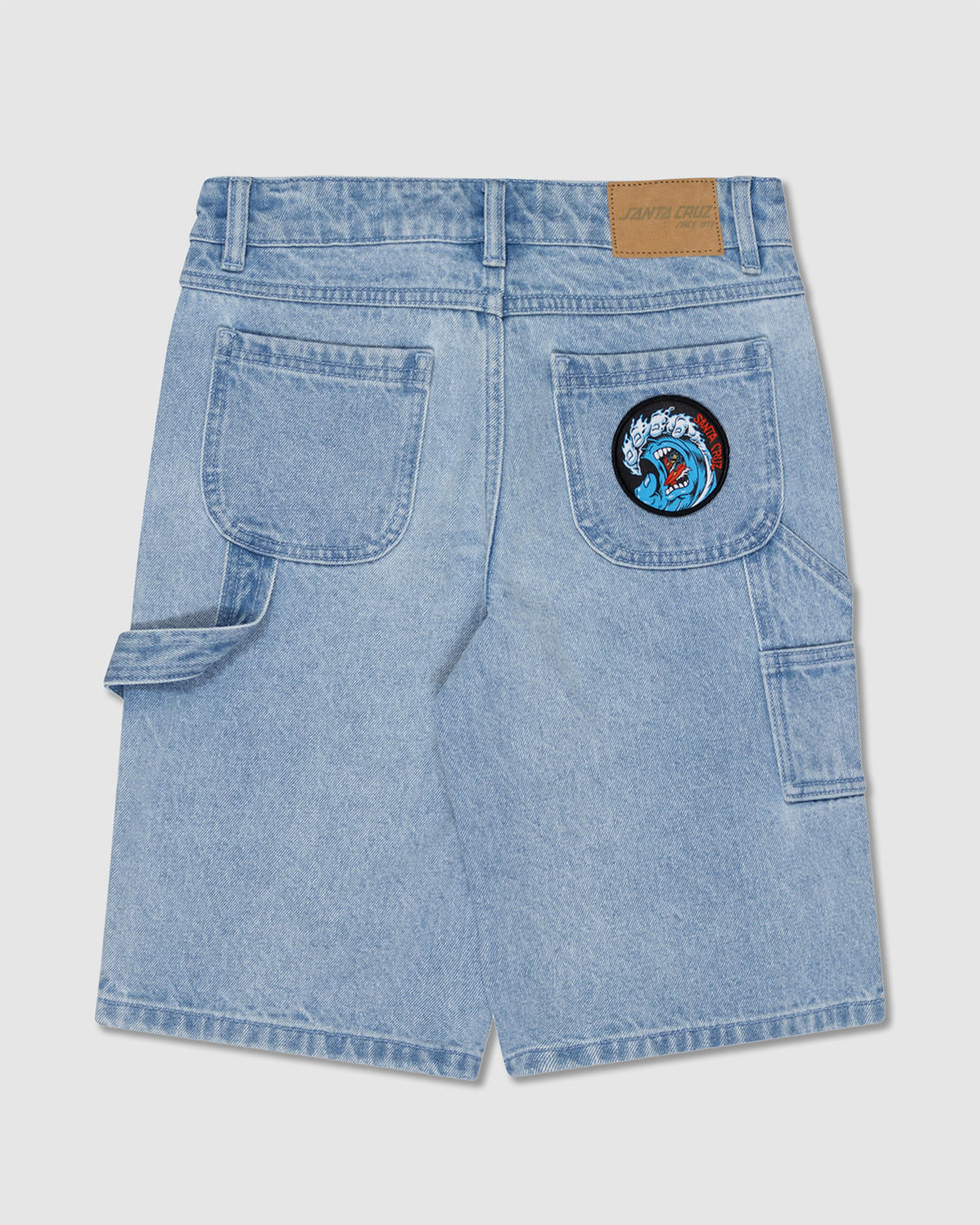 Boys 8-16 Screaming Wave Patch Carpenter Shorts