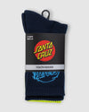 Vivid Dot Mono Crew Socks 2-8