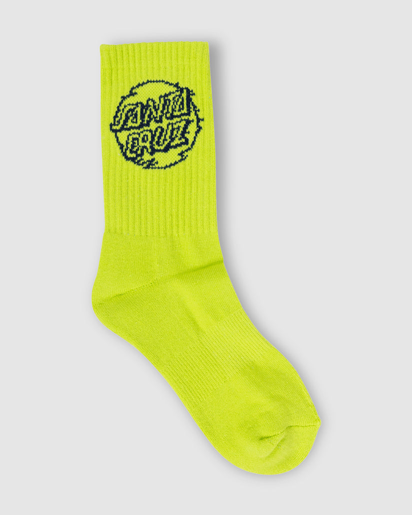 Vivid Dot Mono Crew Socks 2-8