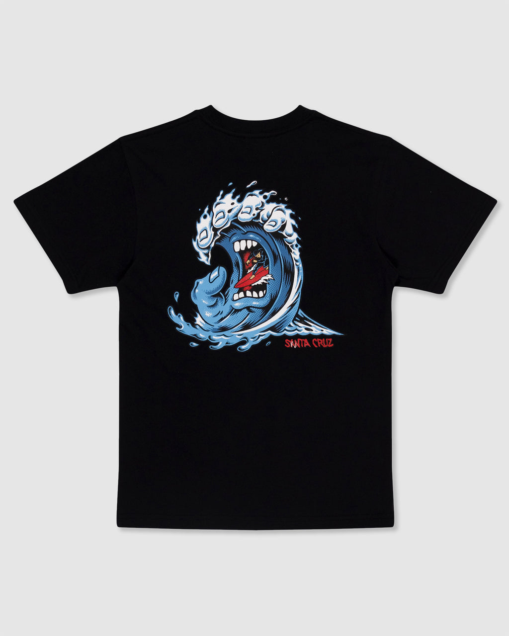 Boys 8-16 Screaming Wave Front T-Shirt