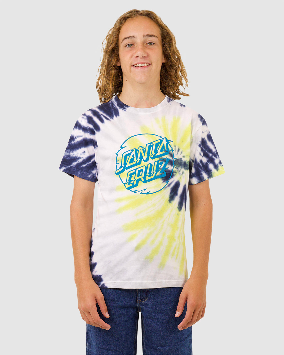 Boys 8-16 Vivid Dot Mono Front T-Shirt