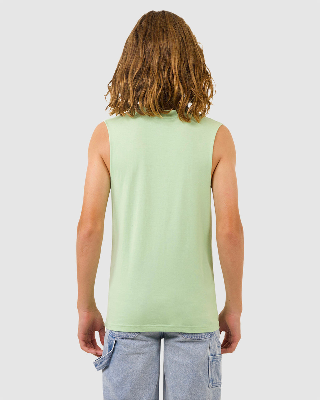 Boys 8-16 Melting Hand Front Muscle Top