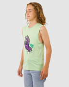 Boys 8-16 Melting Hand Front Muscle Top