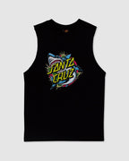 Boys 8-16 Shark Dot Front Muscle Tank Top