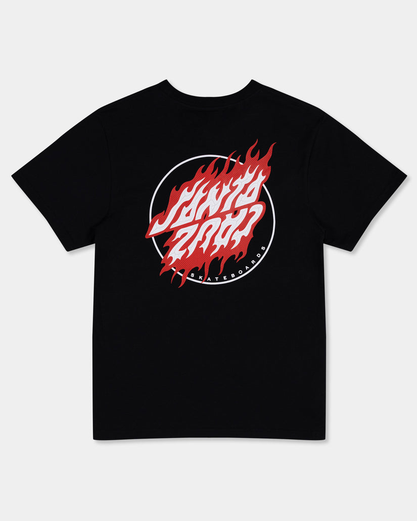 Boys 8-16 Flamed Dot Upside Down T-Shirt