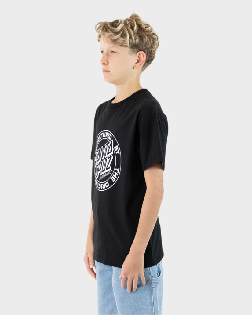 Boys 8-16 Mfg Dot Front T-Shirt