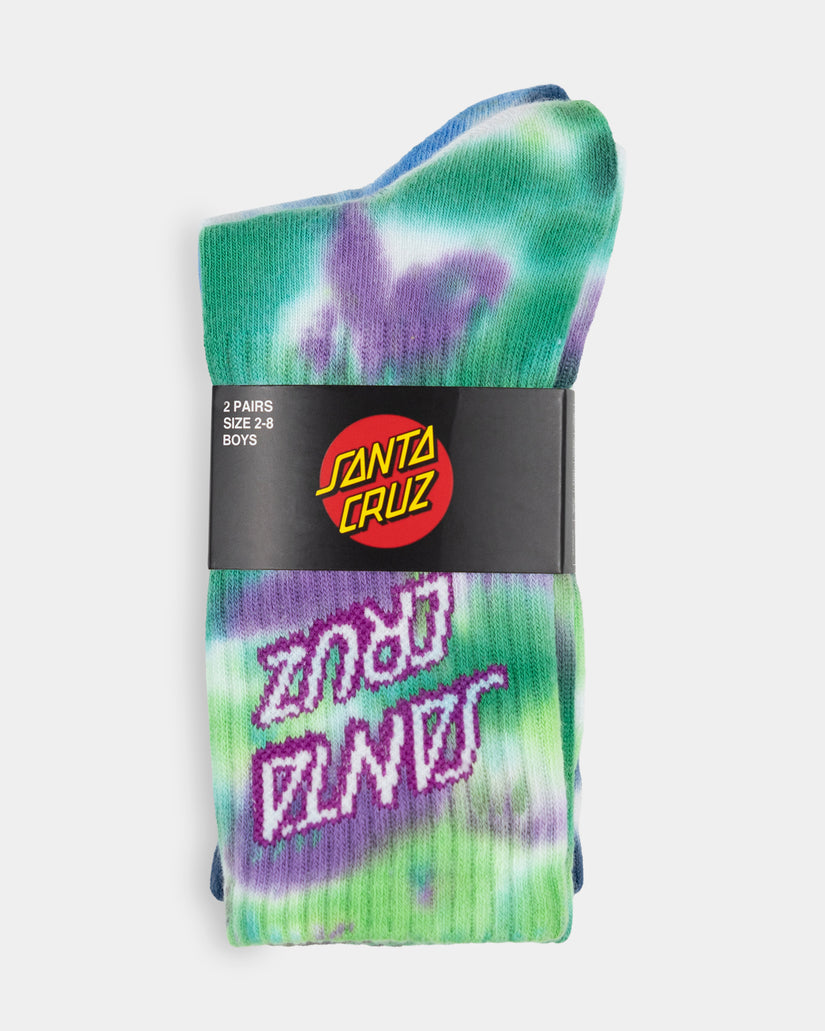 Boys 8-16 Stack Strip 2 Pack Crew Socks