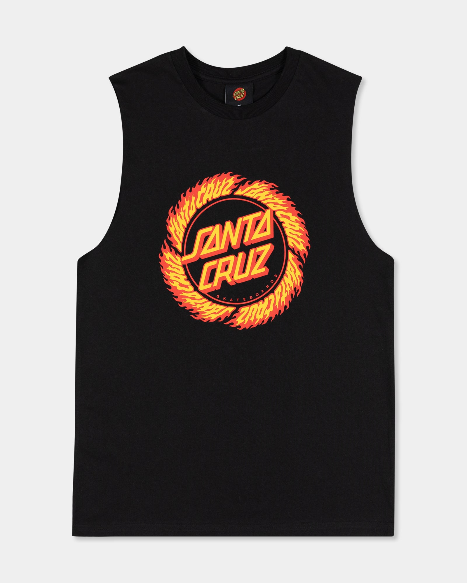 Boys 8-16 Flame Ringed Dot Muscle Boys 8-16 Flame Ringed Dot Muscle