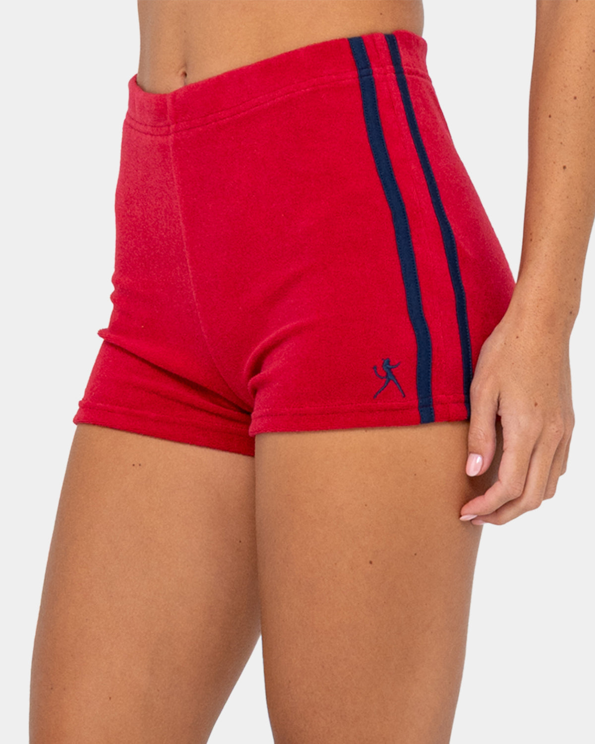 Womens Bodhi Towelling Booty Elastic Waist Shorts