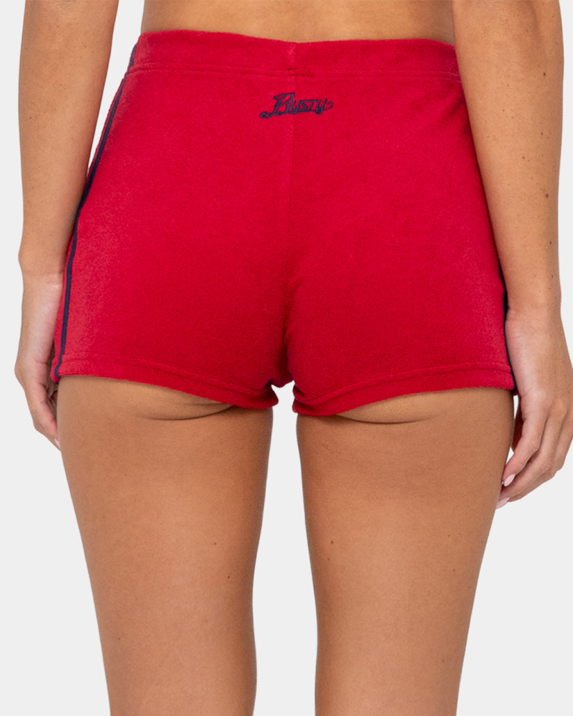 Womens Bodhi Towelling Booty Elastic Waist Shorts