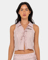 Womens Rhysand Stripe Crop Top