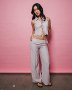 Womens Rhysand Stripe Crop Top