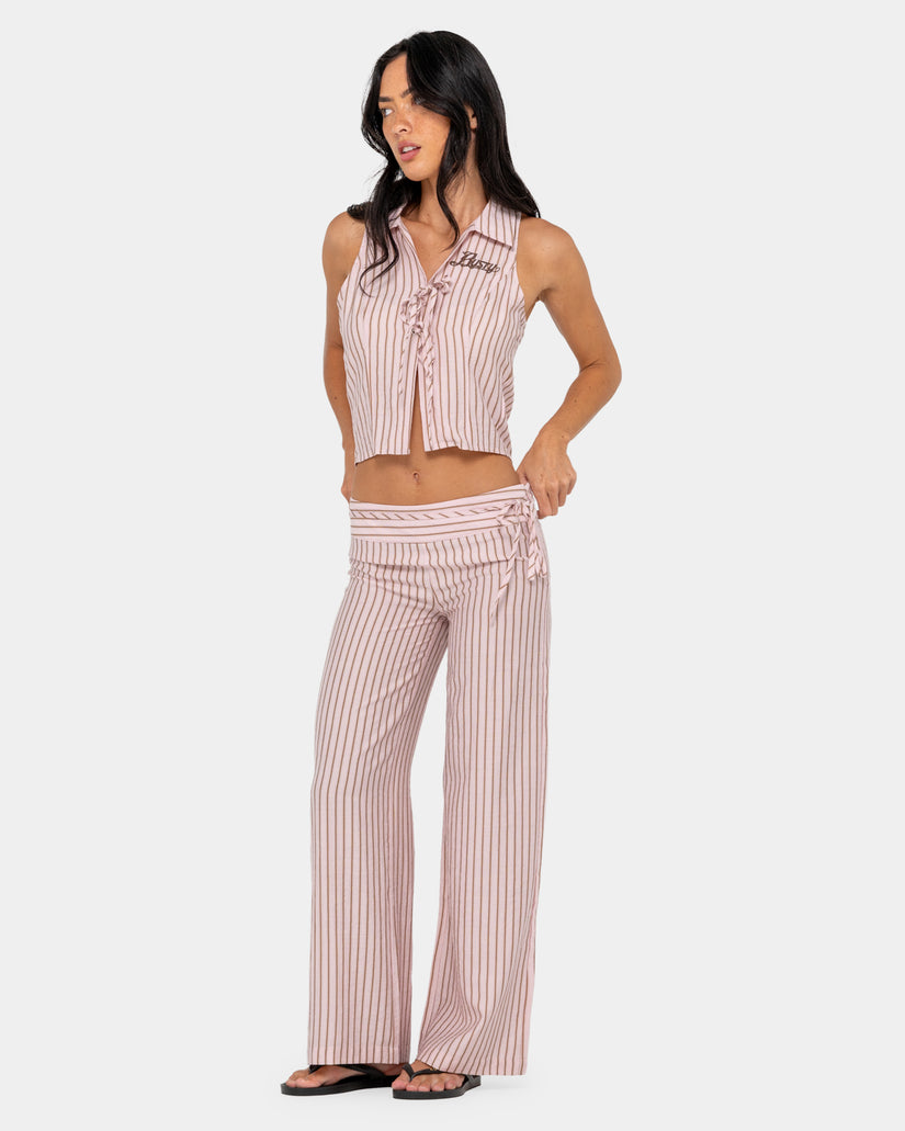 Womens Rhysand Stripe Crop Top