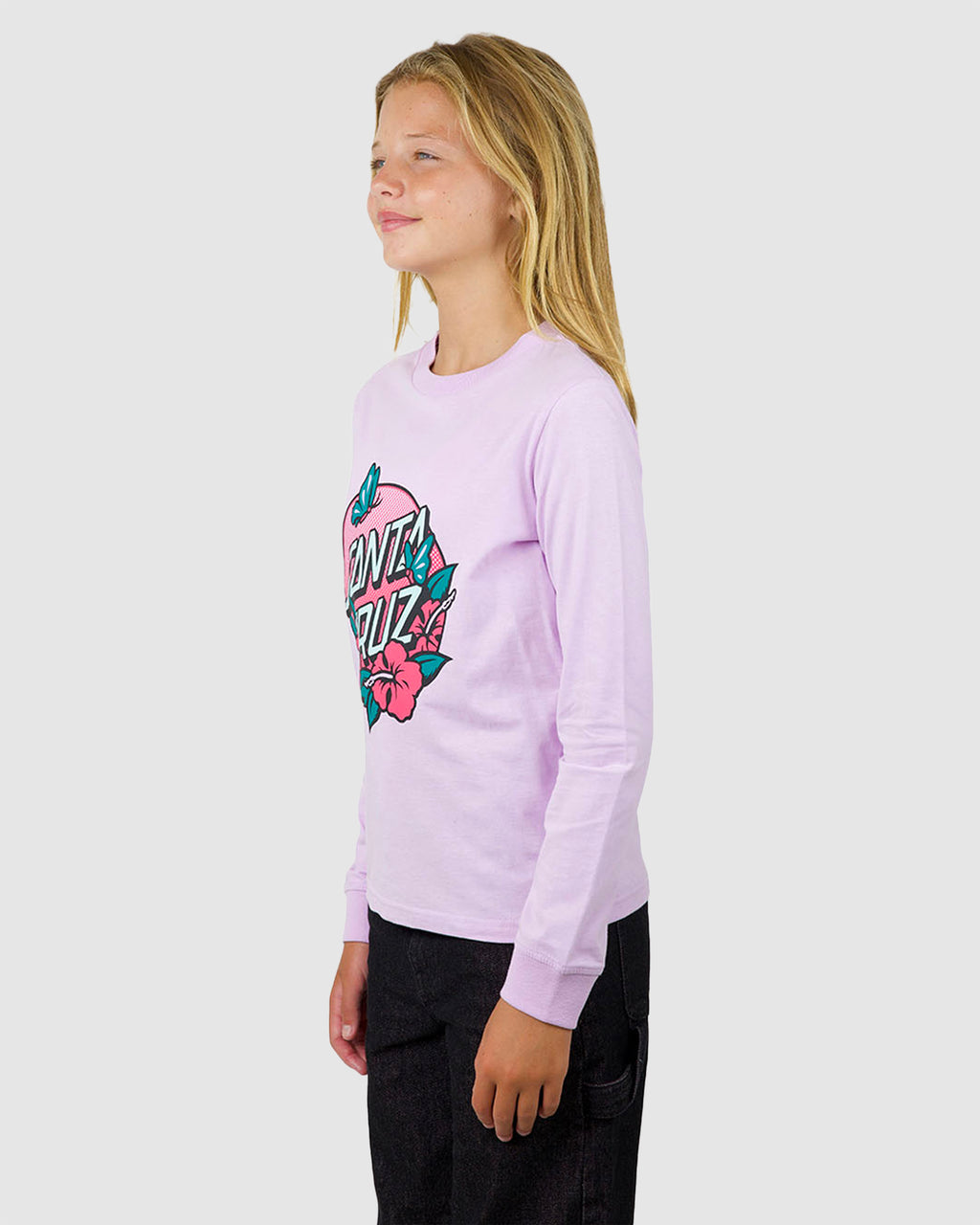 Girls 8-16 Take Flight Dot Front Long Sleeve T-Shirt