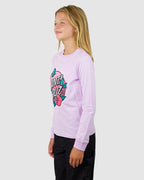Girls 8-16 Take Flight Dot Front Long Sleeve T-Shirt
