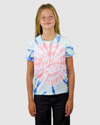 Girls 8-16 Opus Dot Front Tie Dye T-Shirt