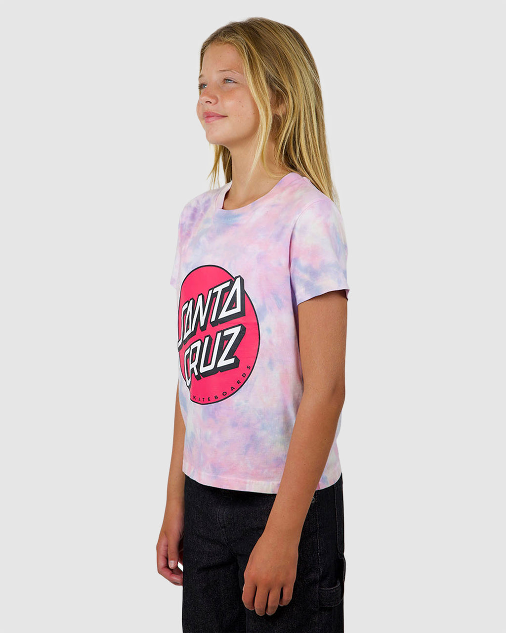 Girls 8-16 Other Dot Front Tie Dye T-Shirt