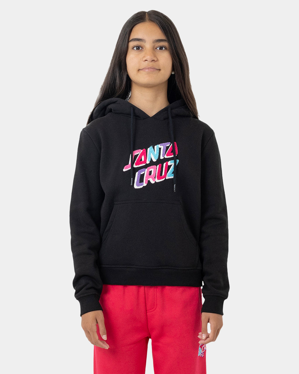 Girls 8-16 Spirit Stack Strip Front Pullover Hoodie
