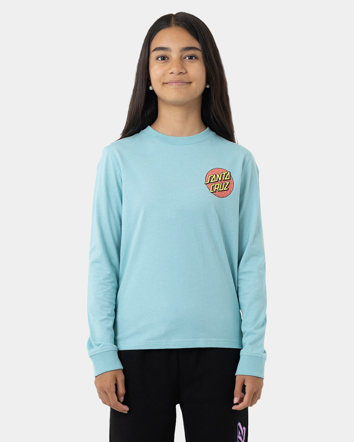 Girls 8-16 Springkle Dot Long Sleeve T-Shirt
