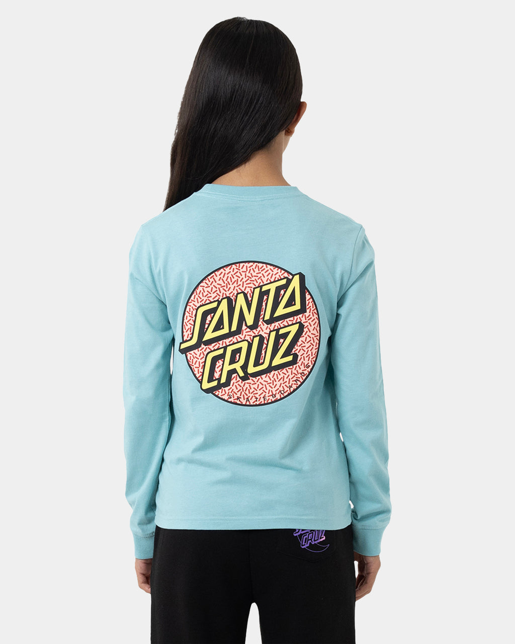 Girls 8-16 Springkle Dot Long Sleeve T-Shirt