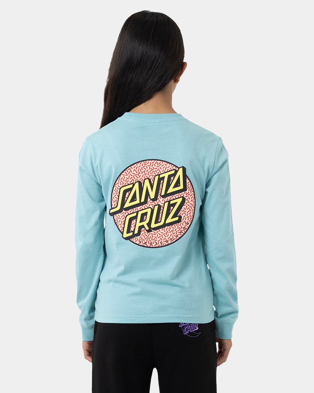 Girls 8-16 Springkle Dot Long Sleeve T-Shirt