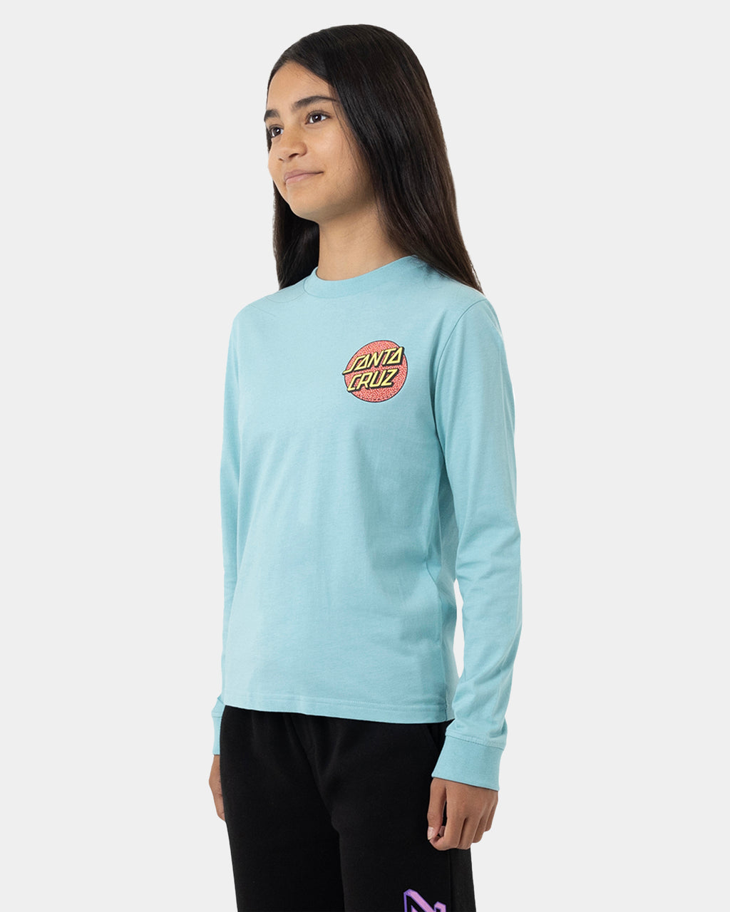 Girls 8-16 Springkle Dot Long Sleeve T-Shirt