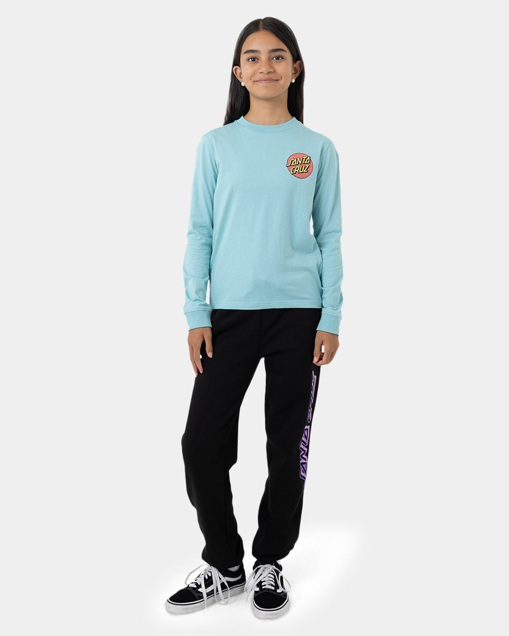 Girls 8-16 Springkle Dot Long Sleeve T-Shirt