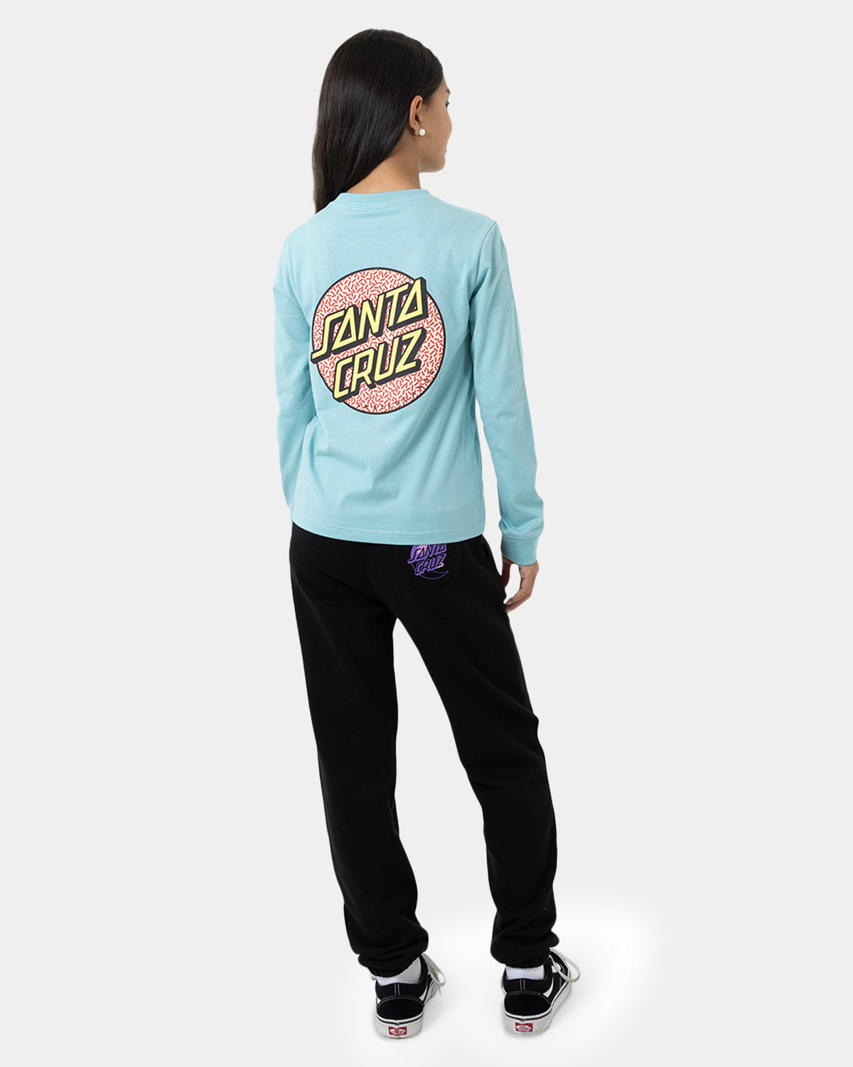 Girls 8-16 Springkle Dot Long Sleeve T-Shirt
