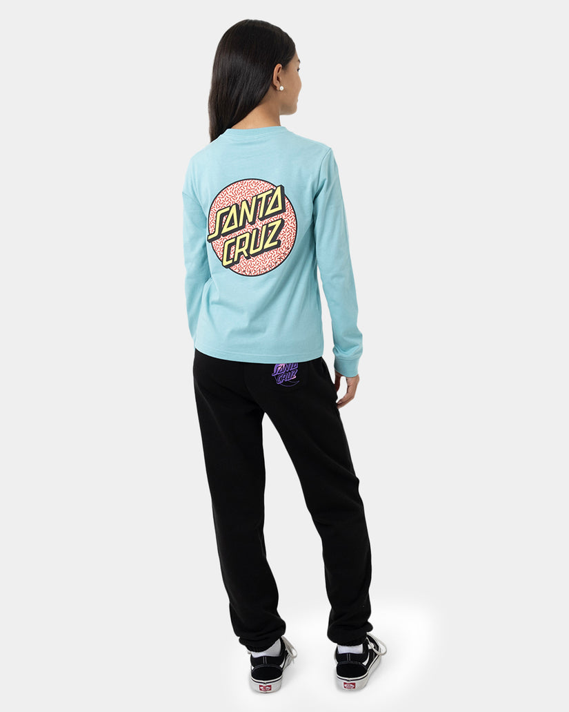 Girls 8-16 Springkle Dot Long Sleeve T-Shirt
