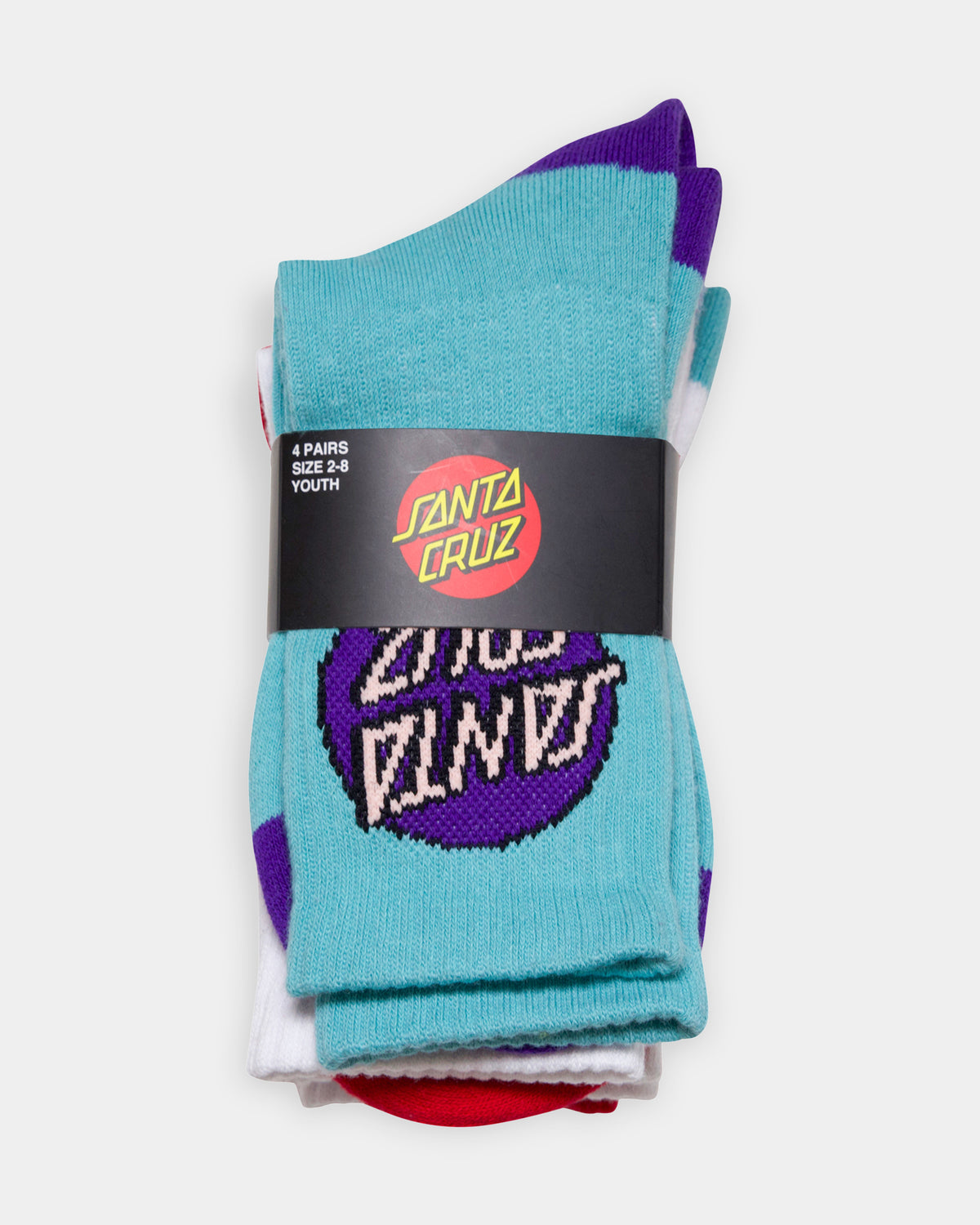 Girls 8-16 Other Dot 4 Pack Crew Socks