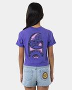 Girls 8-16 Seeing Moon Dot Strip T-Shirt