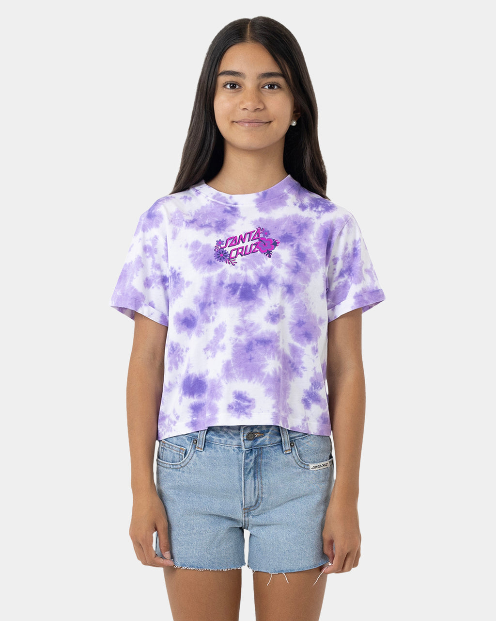 Girls 8-16 Free Spirit Floral Stack T-Shirt