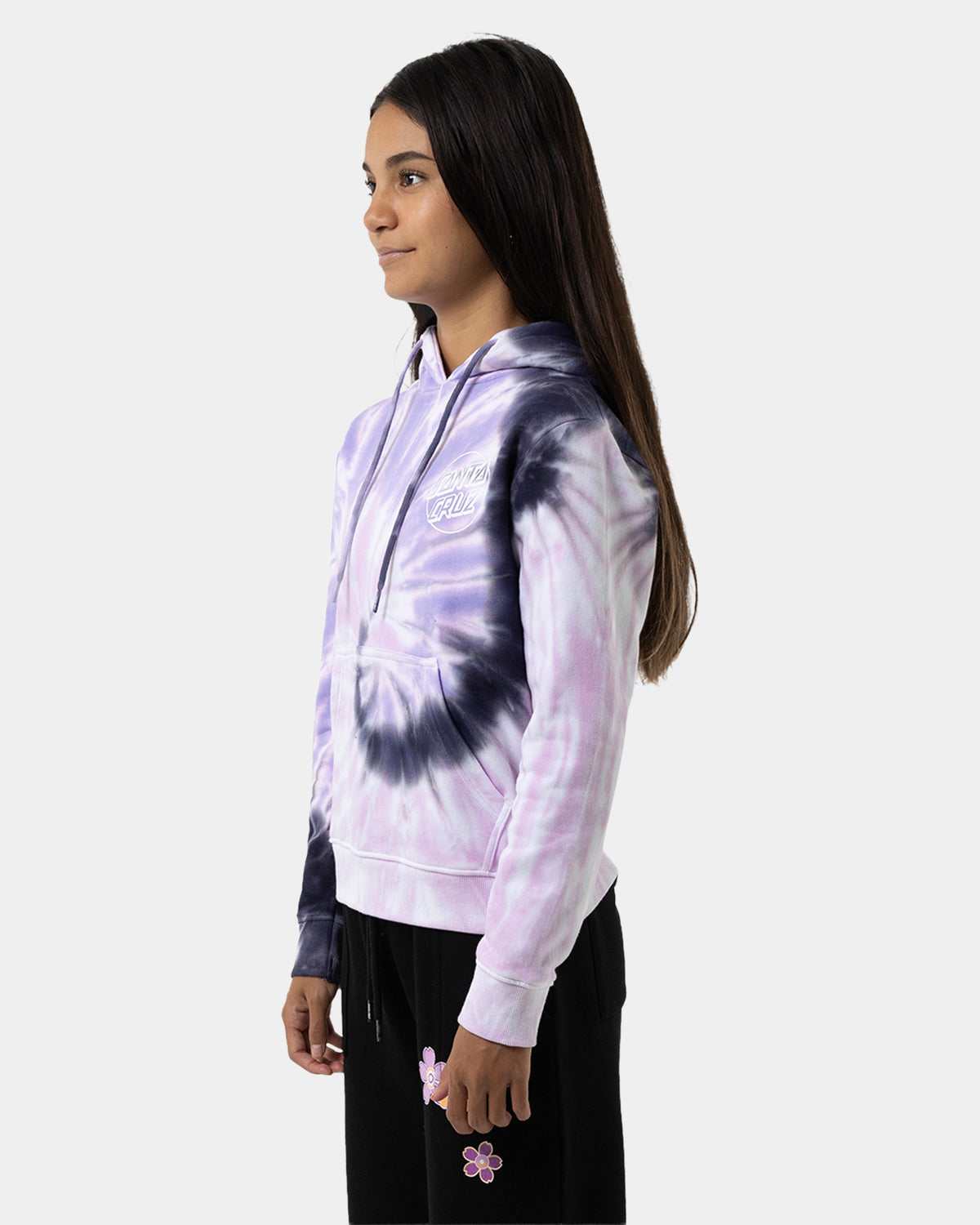 Girls 8-16 Opus Dot Chest Pullover Hoodie