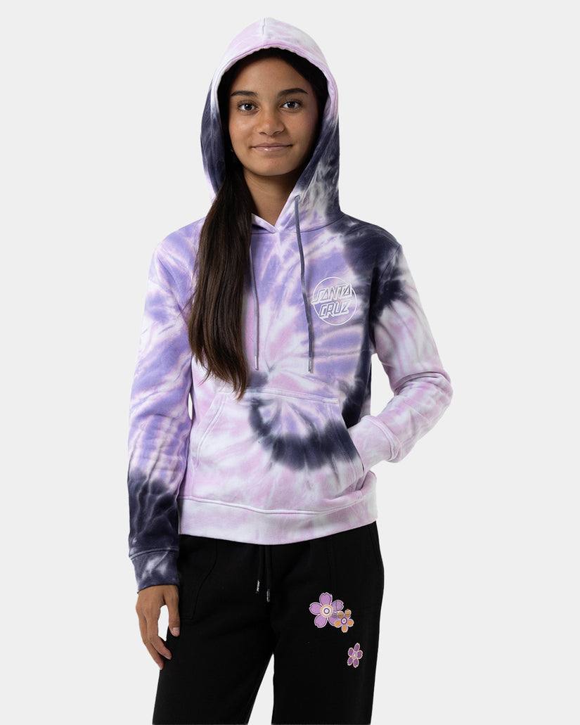 Girls 8-16 Opus Dot Chest Pullover Hoodie