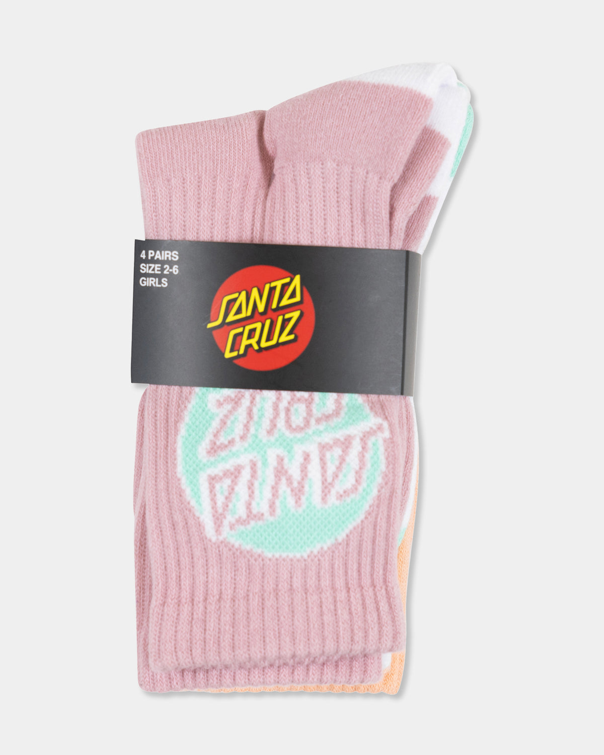 Girls 8-16 Other Dot 4 Pack Crew Socks