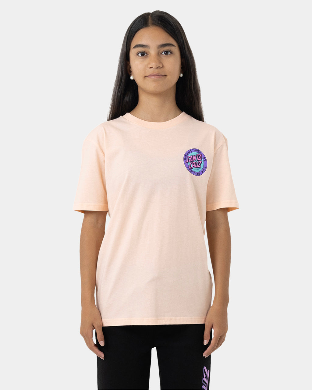Girls 8-16 Mfg Retro Dot Reverse T-Shirt