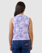 Girls 8-16 Mfg Dot Mono Front Muscle Tank