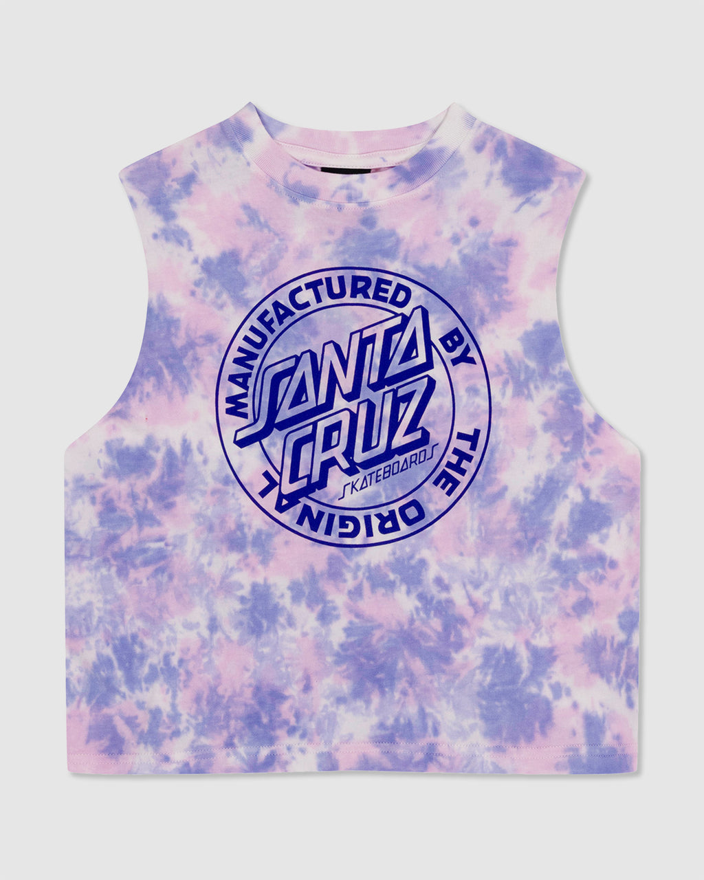 Girls 8-16 Mfg Dot Mono Front Muscle Tank