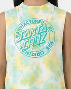 Girls 8-16 Mfg Dot Mono Front Muscle Top