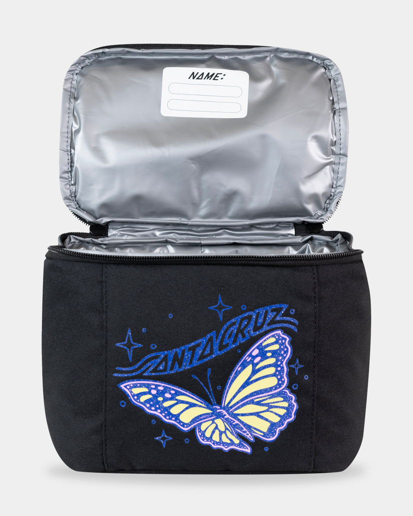 Winged Butterfly Strip Insulated Lunch Box