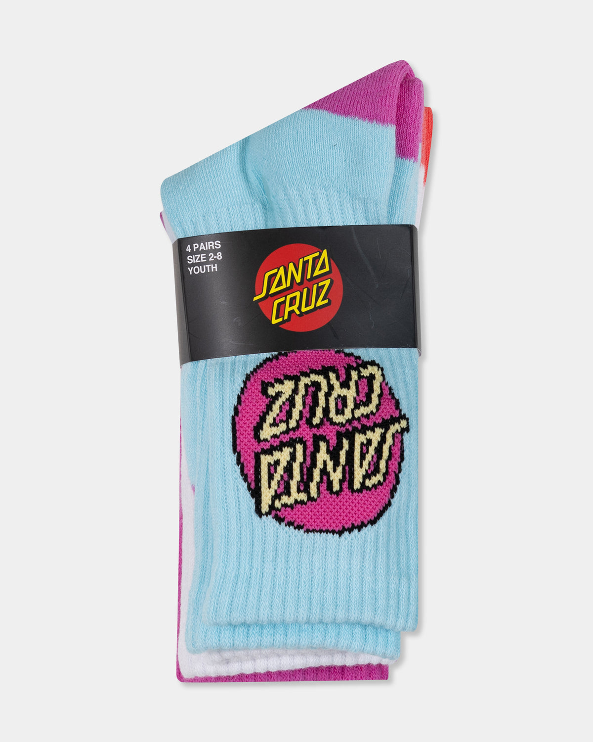 Girls Other Dow 4 Pack Crew Socks