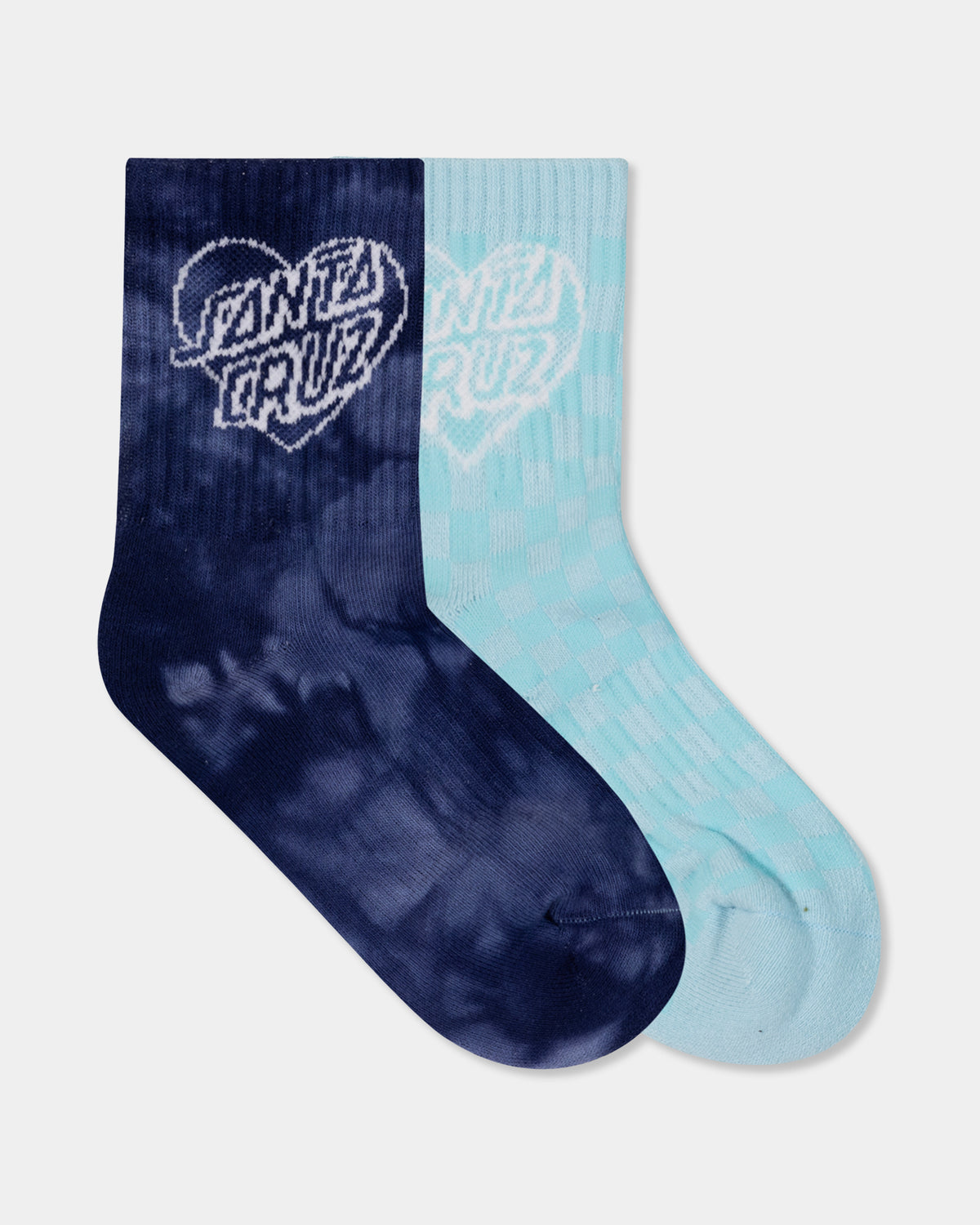 Girls Dot Hollow 2 Pack Crew Socks